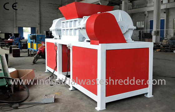 Custom Color Metal Shredder Machine , High Torque Waste Steel Drum Shredder