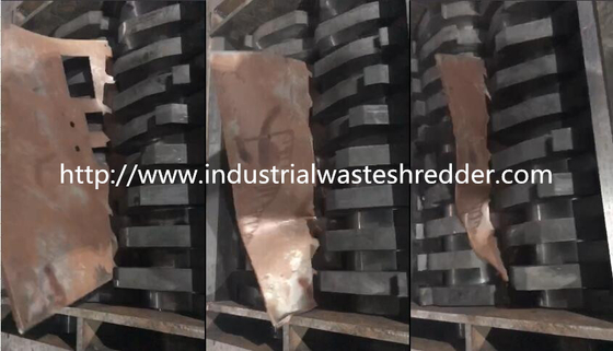 Scrap Metal Frame Solid Waste Shredder Wear Resistant High Energy Efficiency