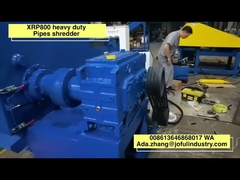 XRP800 heavy duty Pipes shrdder,PP PE lumps shredder,movable feedding hopper pipes shredder