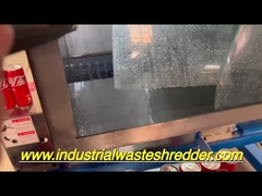 Triturador de frascos de plástico de coke de eixo duplo