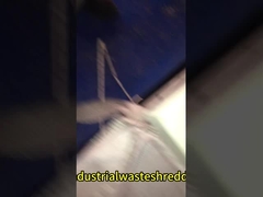 1000 triturador ABS de eixo único integrado de ponta