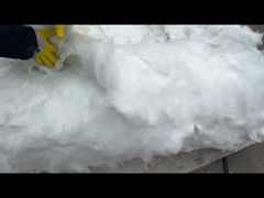 Facas móveis modelo 4 1200F, tela de 20 mm para corte e trituração de fibras cerâmicas