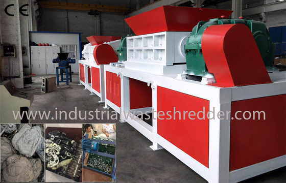 Bom preço. Consumo de baixa energia industrial do eixo do dobro da retalhadora Waste da protuberância plástica on-line