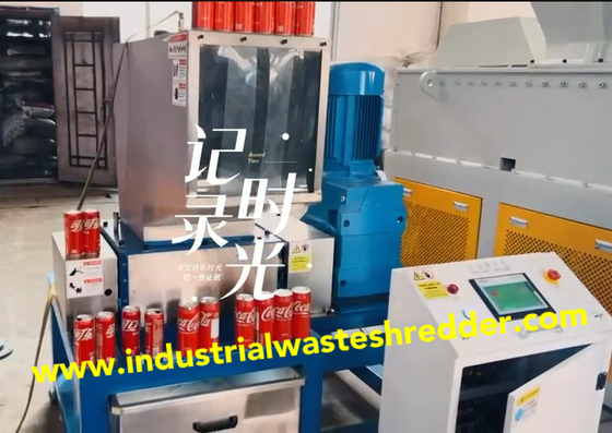 Bom preço. 304 de aço inoxidável Twin Shaft Shredder para garrafas ocas, multifuncional alumínio latas Shredder Machine com peças metálicas personalizadas de chapa de aço inoxidável on-line