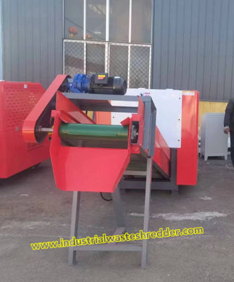 Bom preço. 1200B Máquina de trituração de sacos grandes de resíduos sólidos de PP com lâmina resistente ao desgaste, pré-trituradora para sacos de toneladas de PP sacos tecidos, sacos de embalagem trituradora de sacos on-line