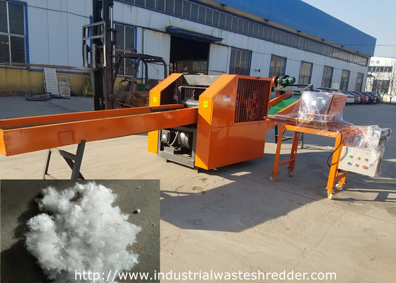 Bom preço. A retalhadora Waste industrial pulverizada/do vácuo algodão estofa o cortador do saco-cama com apontador on-line