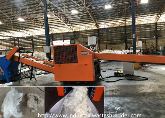 Bom preço. Eficiência elevada do cortador da fibra química do poliéster da retalhadora Waste da fibra de matéria têxtil do dácron on-line
