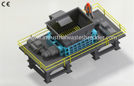 Bom preço. Controlo automático do torque alto contínuo industrial da retalhadora da sucata on-line