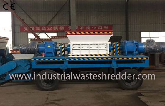 Bom preço. Capacidade feita sob encomenda industrial da máquina da retalhadora Waste de dois eixos para a pálete de madeira Waste on-line