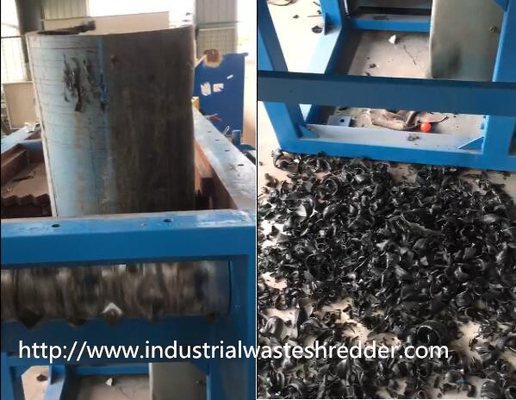 Bom preço. Descarga feita sob encomenda de poupança de energia da boa dureza da retalhadora do pneu do desperdício industrial on-line