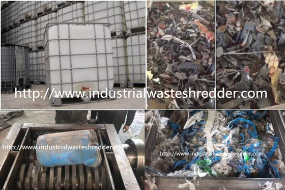 Bom preço. Máquina da retalhadora do metal do cilindro de IBC, retalhadora de corte da sucata do torque alto on-line