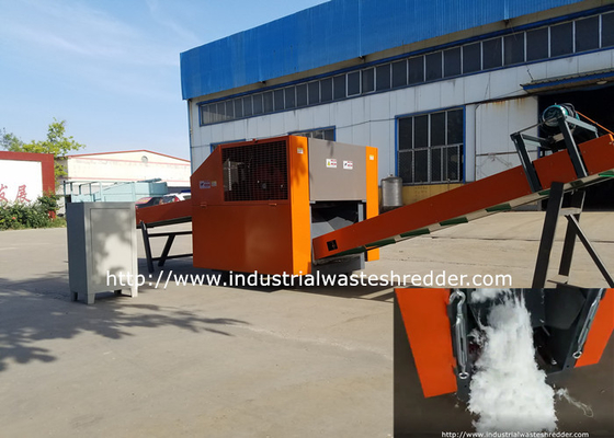 Bom preço. A fibra do dácron do poliéster Yarns a máquina de corte elástica alta industrial da força da retalhadora Waste on-line