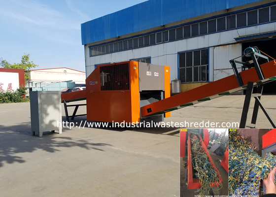 Bom preço. Eficiência elevada giratória Waste das lâminas da máquina Shredding do plástico das redes das cordas da ráfia dos PP on-line