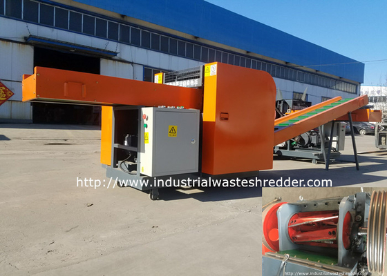 Bom preço. Cortador industrial da retalhadora Waste de pano da bolsa a ar das redes de fio da pesca com apontar on-line
