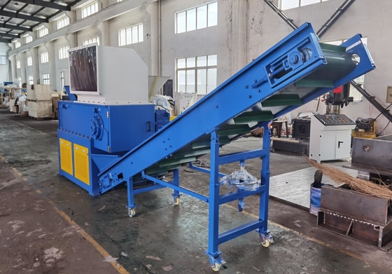 Bom preço. Retalhadora do eixo da lâmina D2 única para o motor plástico do PVC picosegundo 22KW do PE dos PP das protuberâncias on-line